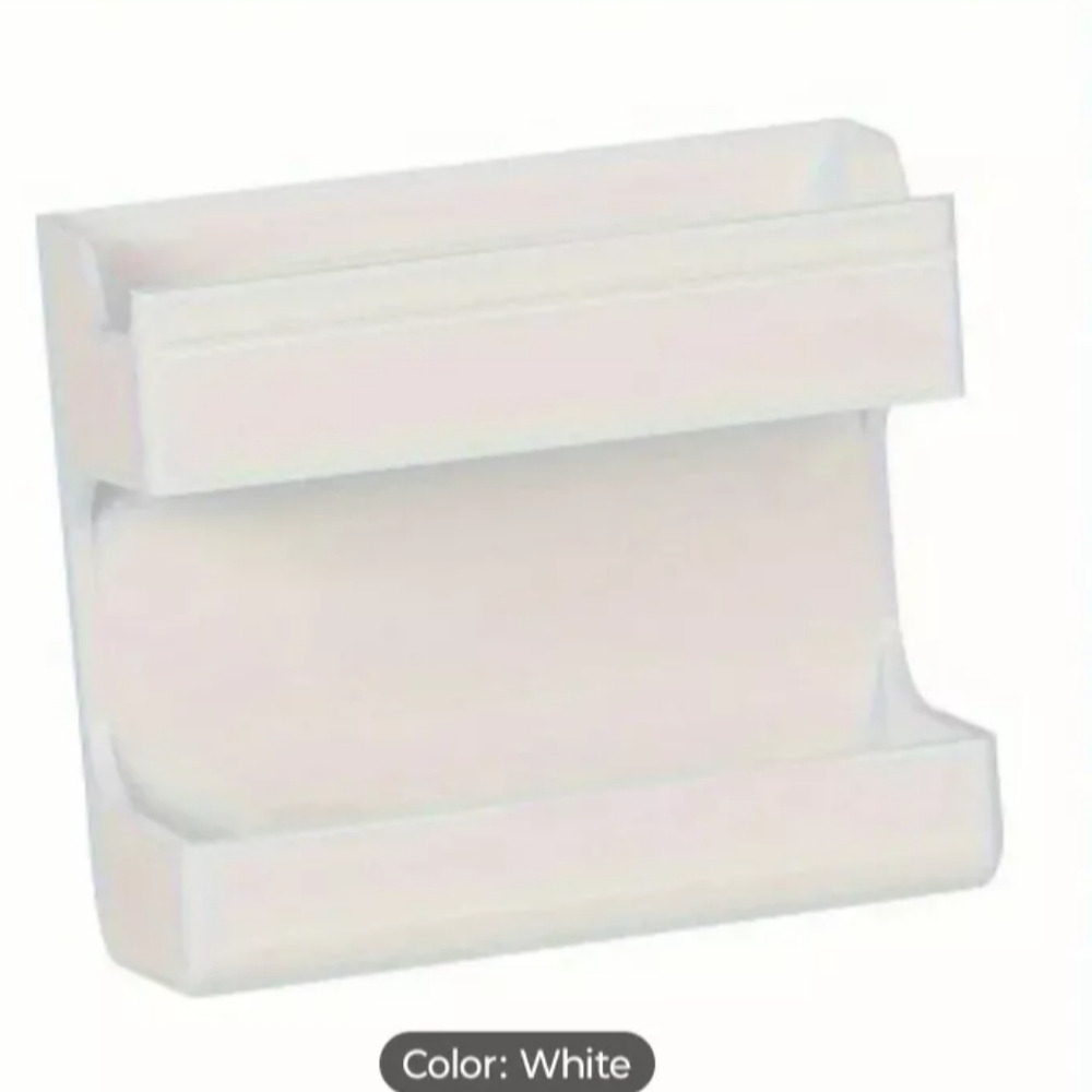 Phone & remote wall mount with non damaging adhesive